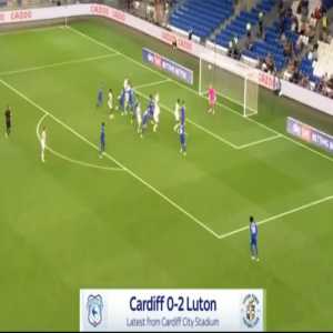 Cardiff 0-2 Luton - Gabriel Osho 62'
