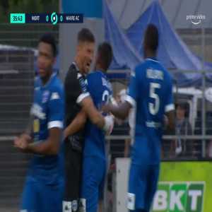 Mathieu Michel (Niort) penalty save against Le Havre 36'