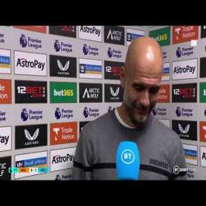 Pep Guargiola Post Match Interview | Wolves 0-3 Manchester City | Premier League 2022/23