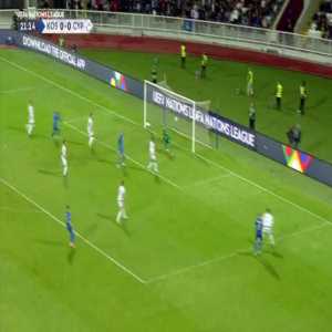 Kosovo 1-0 Cyprus - Florent Muslija 22'