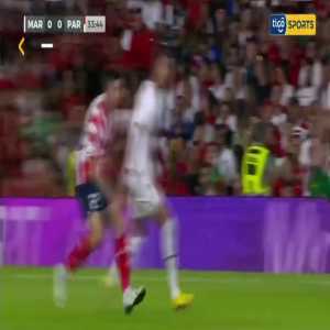Julio Enciso's backheel nutmegs vs Morocco