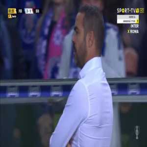 Matheus (Braga Goalkeeper) straight red card vs Porto 84'