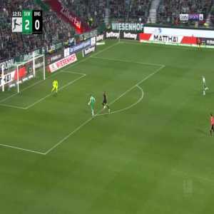 Bremen 3-0 Monchengladbach - Niclas Fullkrug 13'
