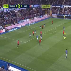 Strasbourg 0-1 Rennes - Arnaud Kalimuendo 38'