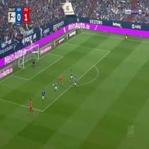Schalke 0-2 Augsburg - Ermedin Demirovic 22'