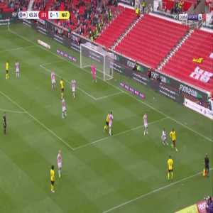 Stoke 0-2 Watford - Ken Sema 64'