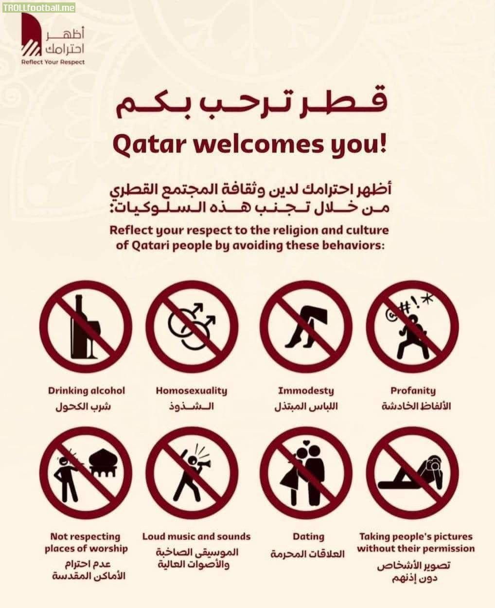 Quatar World cup seems like a great party to attend.