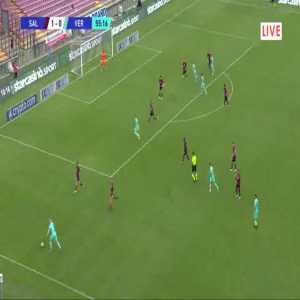 Salernitana 1-[1] Hellas Verona - Fabio Depaoli 56'