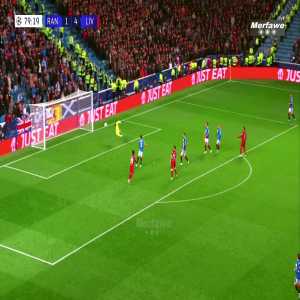 Rangers 1 - [5] Liverpool - Mohamed Salah 80'