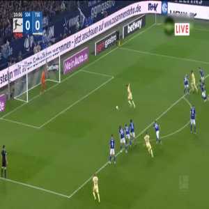 Schalke 0-[1] Hoffenheim - Robert Skov (Pen) 11'