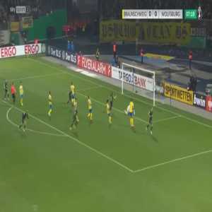 Eintracht Braunschweig 0-[1] Wolfsburg - Mattias Svanberg 8'