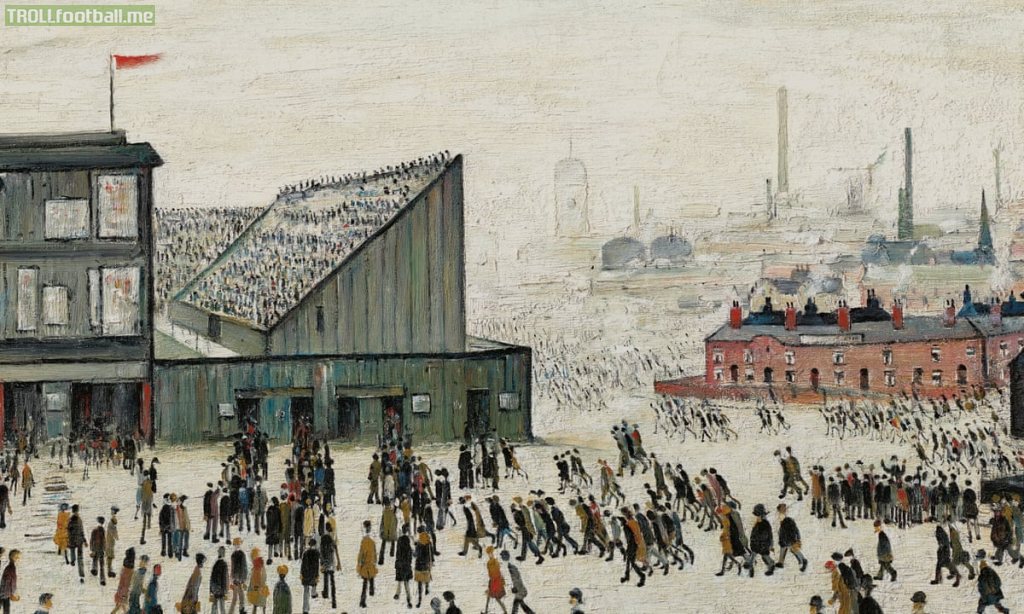 Famous Lowry painting 'Going To The Macth' to stay on public display indefinitely after being saved from private sale.