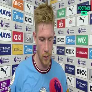 De Bruyne: "Haaland is there to score goals. He's having a really good season, it's just the start...(On City scoring 36 goals already) I think 7-8 years I've been here, we've always scored 80-100 goals, doesn't matter who plays. We're always attacking, that's our style." | Post-Match Interview