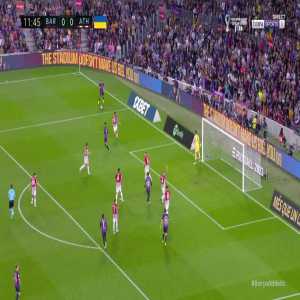 Barcelona 1-0 Athletic Bilbao - Ousmane Dembele 12'