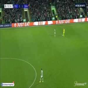 Danylo Sikan terrible miss against Celtic 72'