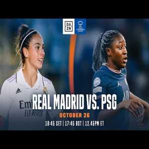 [DAZN] Real Madrid vs PSG. Women's Champions League Group Stage