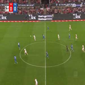 Köln 1-0 Hoffenheim - Florian Kainz 13'