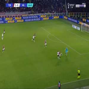 Torino 2-[1] Milan - Junior Messias 67'