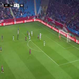 Trabzonspor 1-0 Ferencvaros - Anastasios Bakasetas 7'