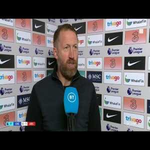 Graham Potter: "Arsenal have been working together for a long time, we're in a different phase. We tried to make it more of a London derby, hence that's why we maybe lacked a bit of quality. The effort was there. Beaten by the better team today." | Post-Match Interview