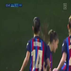 Real Madrid W 0 - [1] Barcelona W - Ana Crnogorcevic 4’