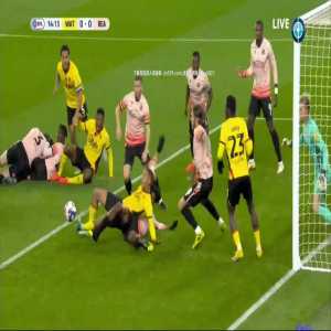 Watford 1-0 Reading - Joao Pedro penalty 15'