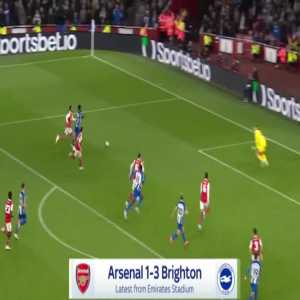 Arsenal 1-[3] Brighton - Tariq Lamptey 71'