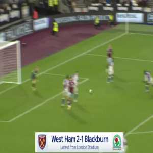 West Ham [2]-1 Blackburn - Michail Antonio 78'