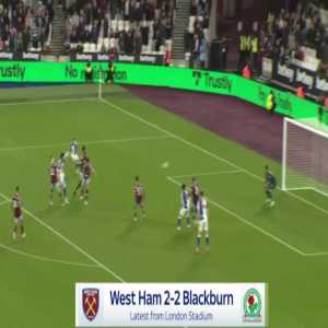 West Ham 2-[2] Blackburn - Ben Brereton Diaz 88'
