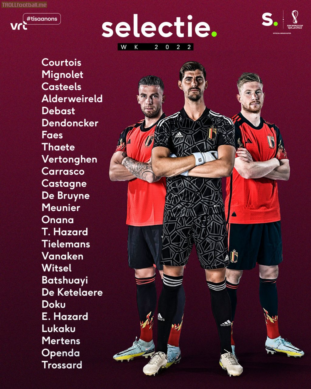 Belgium World Cup squad