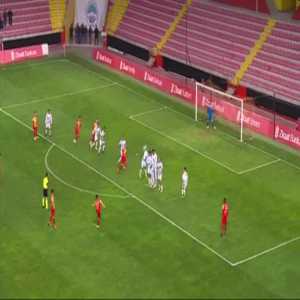 Kayserispor 1-0 Sivas Belediyespor - Emrah Bassan free-kick 48'
