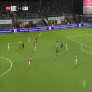 FC Emmen 1-[3] Ajax - Steven Bergwijn 25'