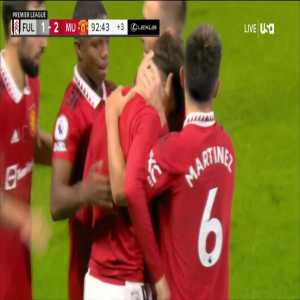 Bruno Fernandes kick out followed by neck grab