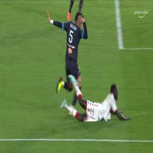 Monaco [1]-1 Marseille - Wissam Ben Yedder penalty 45' (+ call)