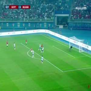 Belgium 0-1 Egypt - Mostafa Mohamed 34'