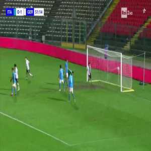 Italy U21 0-2 Germany U21 - Lazar Samardzic free-kick 52'