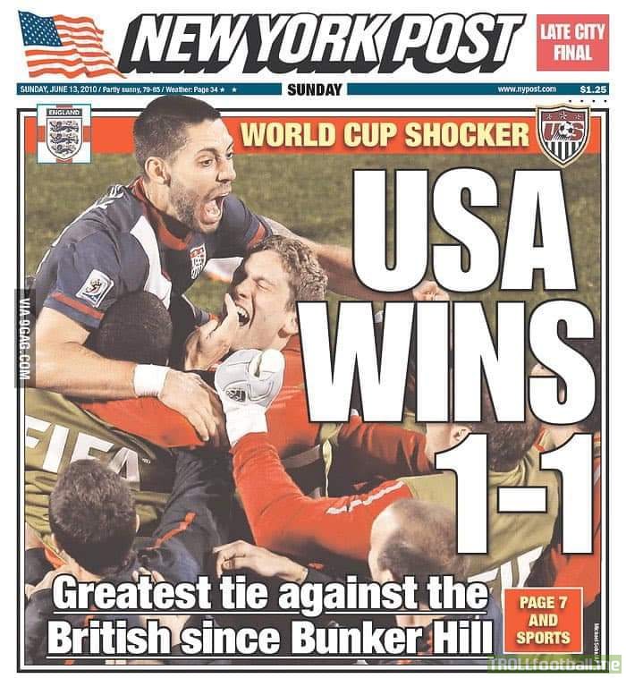 Do USA 'win' again today?