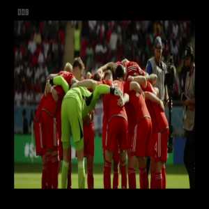 BBC VT on Wales during HT of Croatia v Belgium