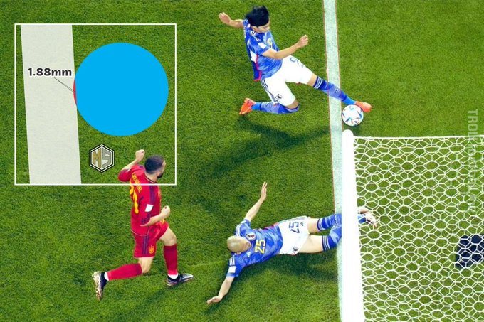 According to this image: the ball was not out by 1.88 millimeters!