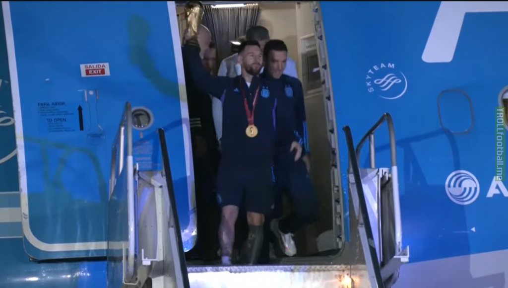 World Champions have landed in Argentina.