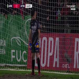 Arenteiro 1-[1] Atlético Madrid - Yannick Carrasco penalty 45'+1'