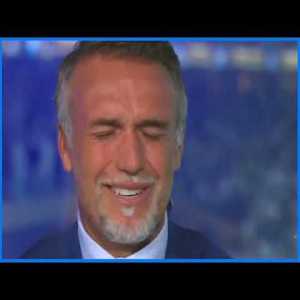 Gabriel Batistuta crying after Argentina's World Cup victory