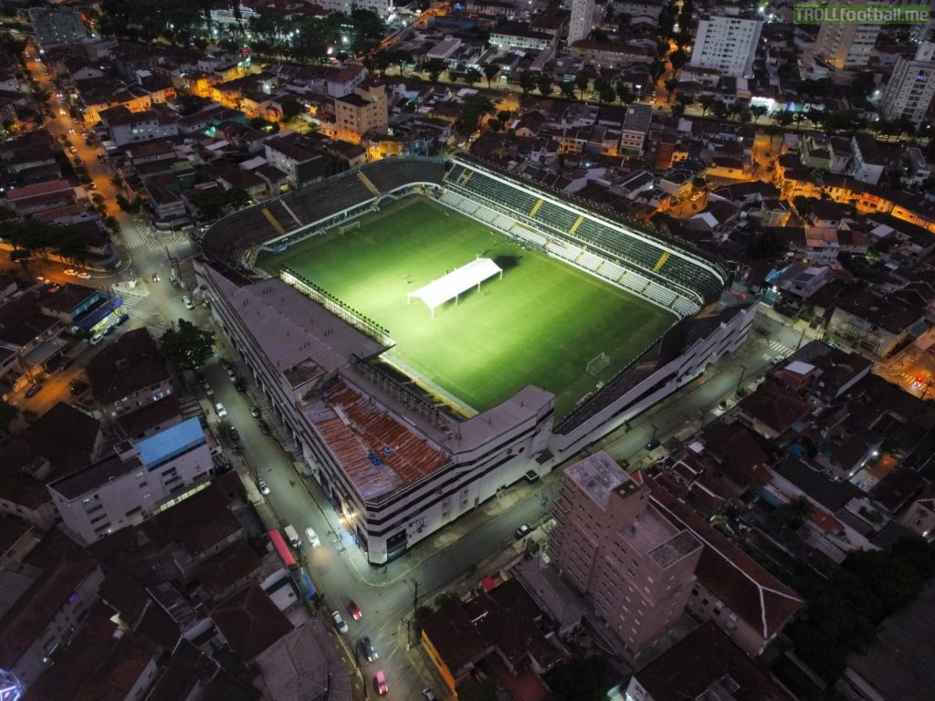 Vila Belmiro, Santos F.C, right now