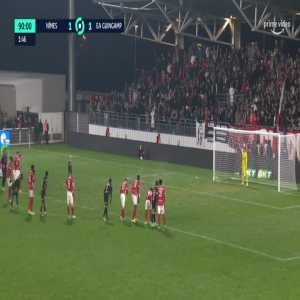 Nîmes 1-[2] Guingamp - Gaetan Courtet penalty 90'