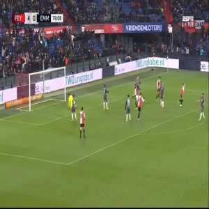 Feyenoord [4] - 0 Emmen - Marcus Holmgren Pedersen great goal 79'
