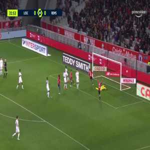 Lille 1-0 Reims - Jonathan David 33'