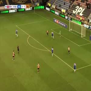 Wigan 1-[2] Hull - Oscar Estupinan 78'