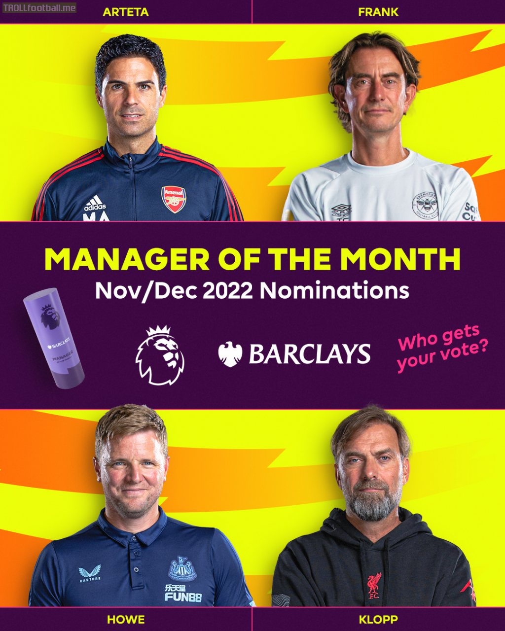 [Premier League] Manager of the Month for November/December 2022?