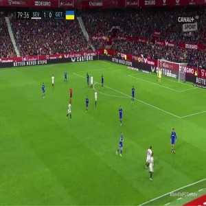 Sevilla 2-0 Getafe - Rafa Mir 81'
