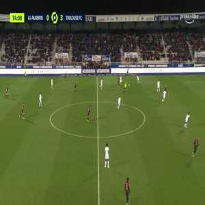 Auxerre 0-4 Toulouse - Zakaria Aboukhlal 75'
